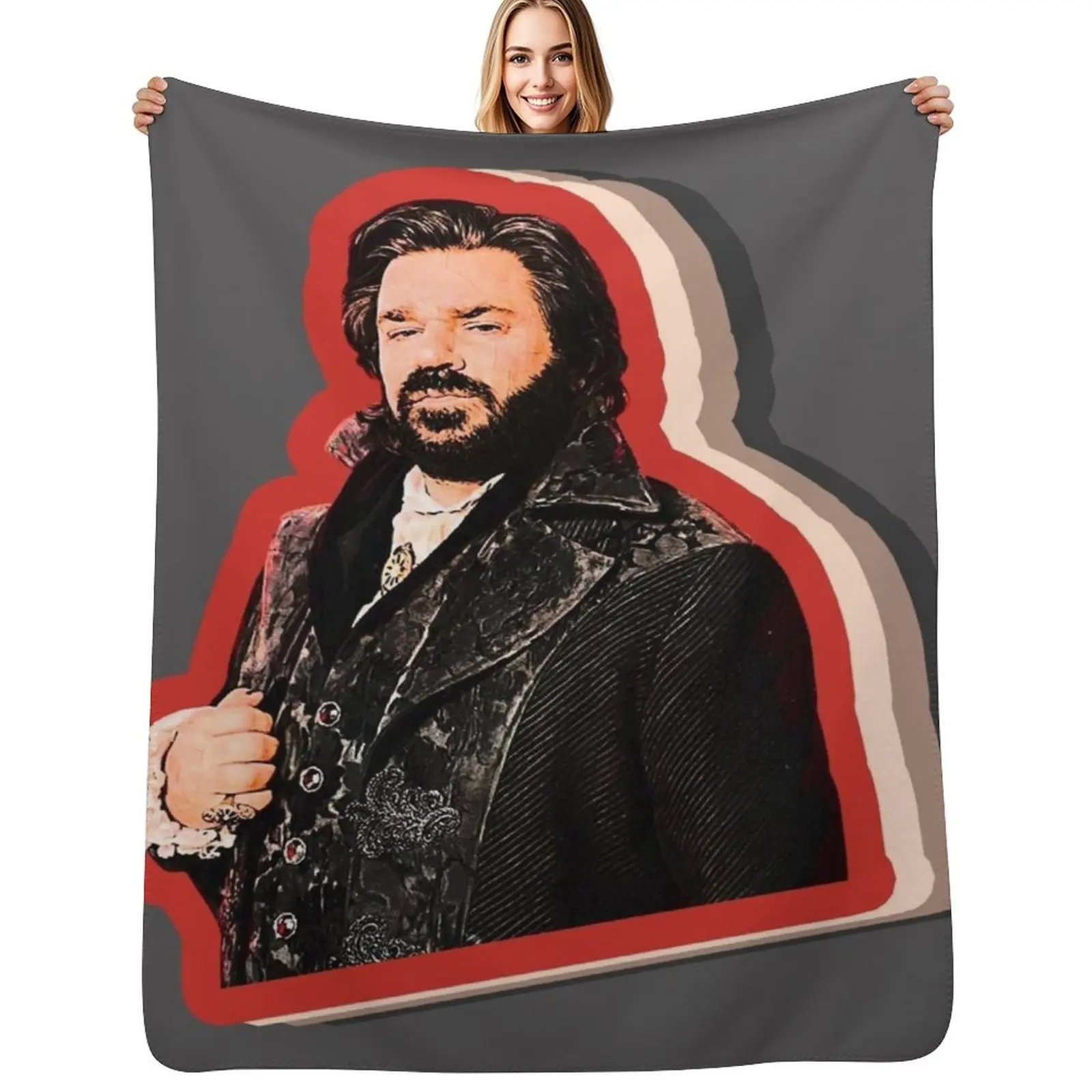 

Hey, It's Laszlo! Throw Blanket Retros Soft Beds Luxury Brand Luxury St Blankets