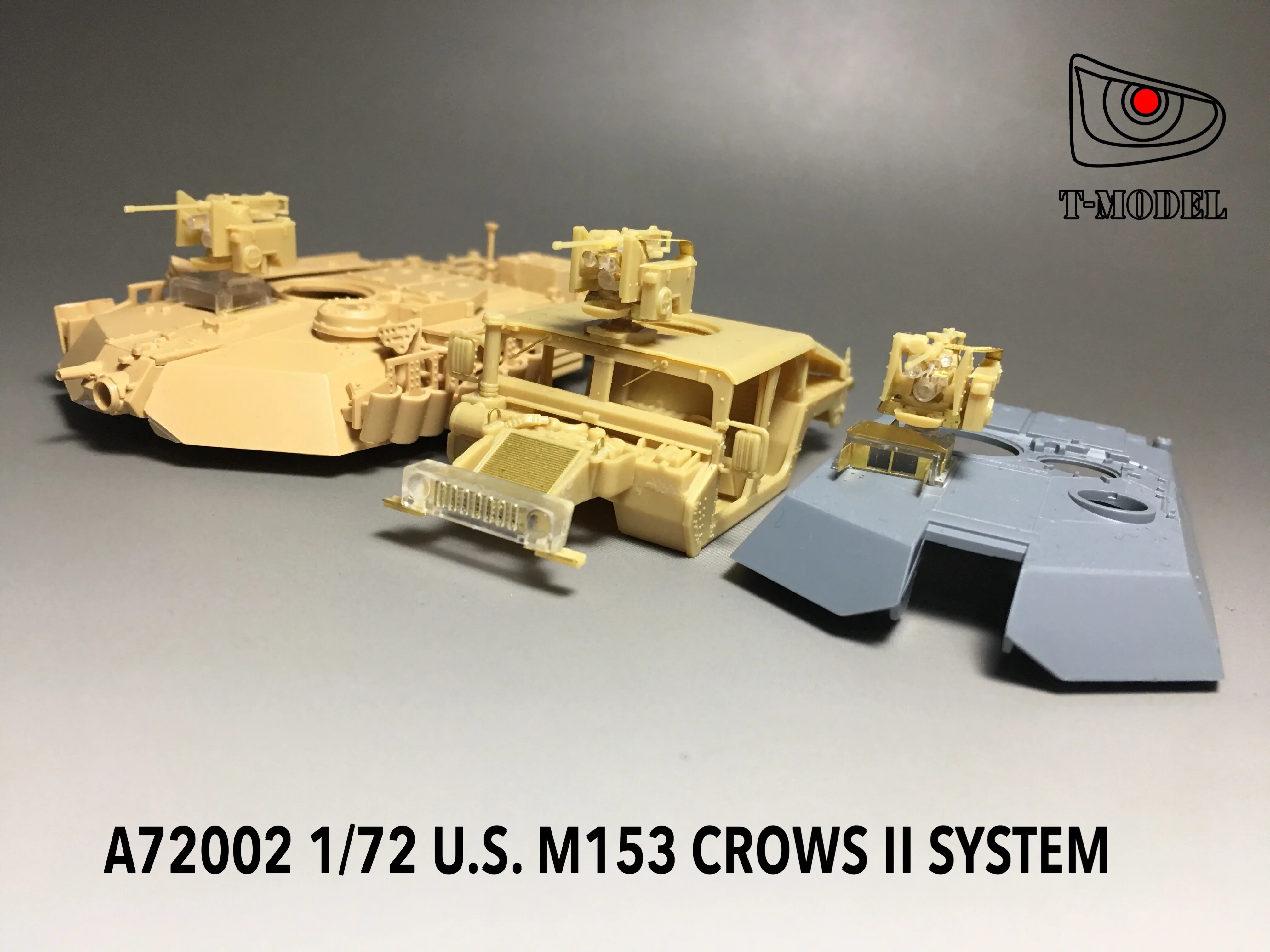 T-MODEL A72002 1/72 U.S. M153 Crows II System Model Kit Assemble