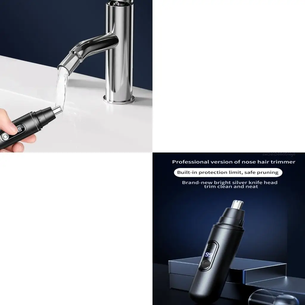 

27RB Automatic Nose Trimmer Rechargeable USB Charging System Trimming Experience Home Care Essential