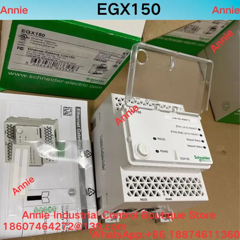 Brand-New Communication Gateway Link150 EGX150 - High-Speed Data Transfer Unisex Black Gray White