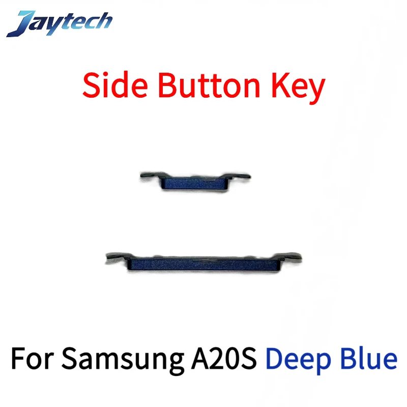 3 pz/lotto Del Telefono Nuovo Pulsante Del Volume di Alimentazione Per Samsung A20 A20S A21S A30S Custodia Del Telefono Esterno On Off Lato Parti Chiave