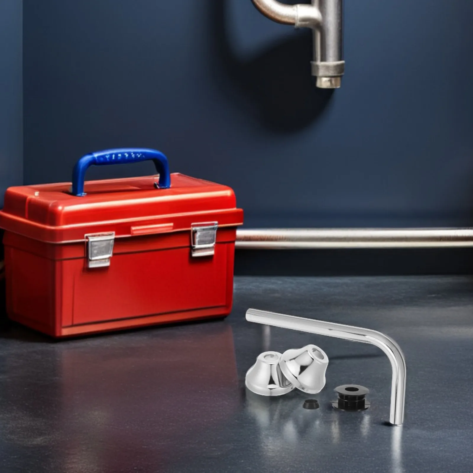Urinal Water Supply Line Connector Flexible Toilet Fill Valve Hose for Bathroom Renovation Easy Install No Leak Design Small