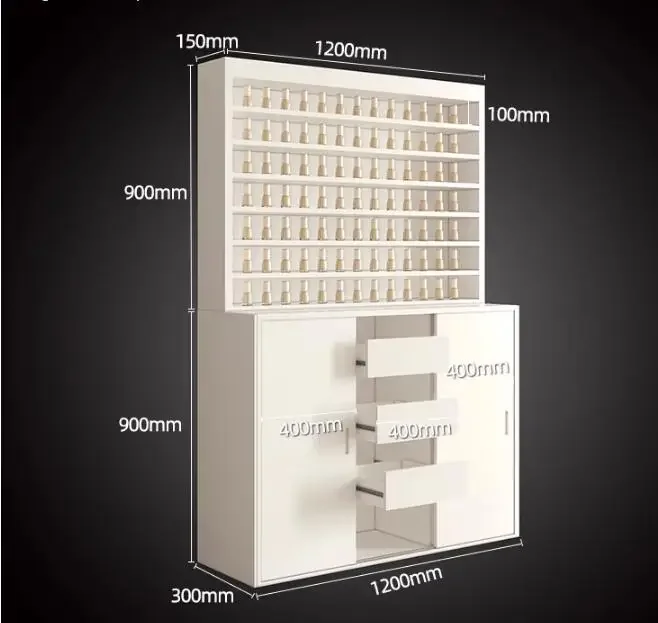 Nagellak Display Plank Kast Lijm Locker