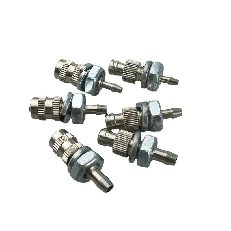 1pcs/5pcs/10pcs Metal Nickel Plated Brass Luer Lock Adapter Dispenser Connector Threading Fixed Adapter Gas Pipe Conversion