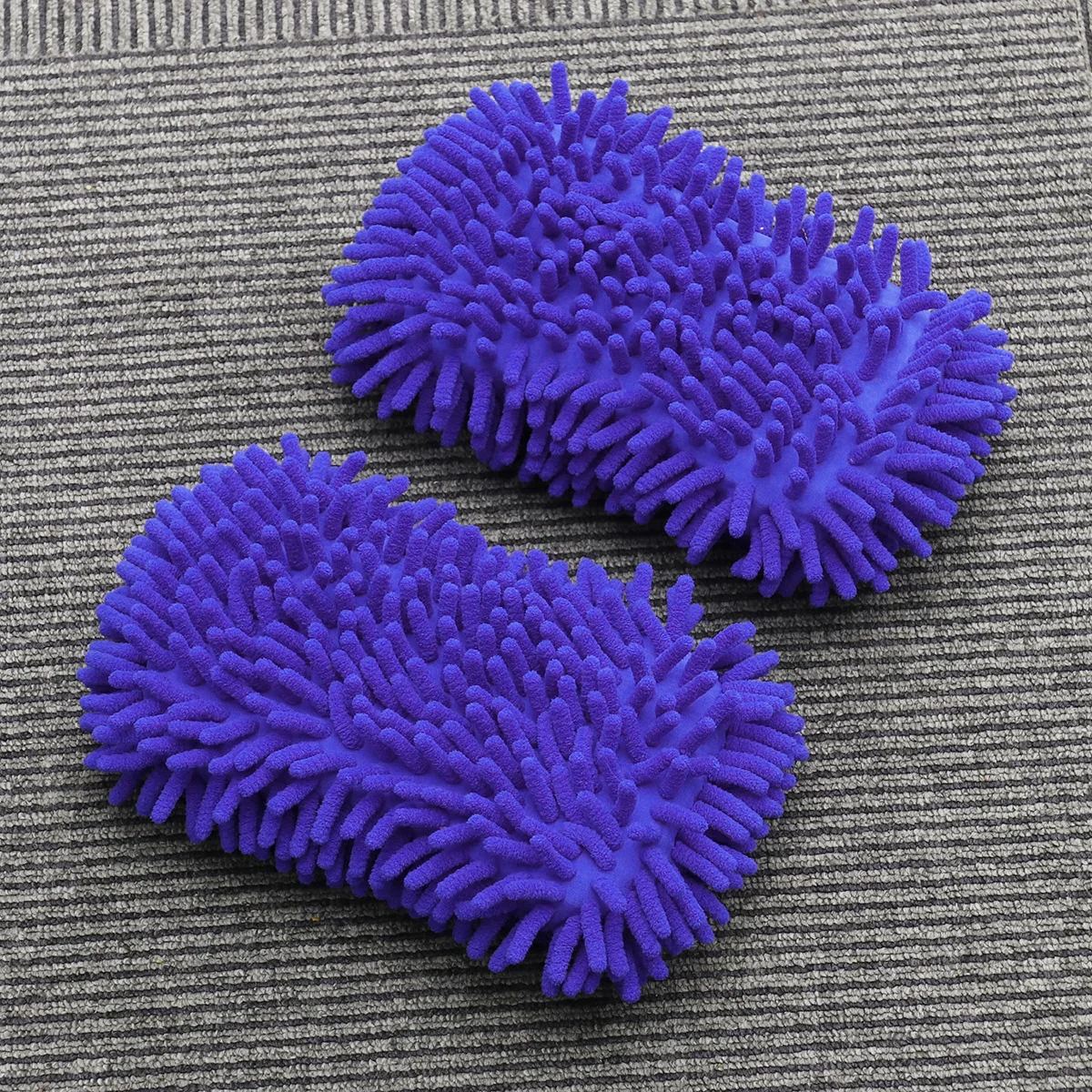 

2 Pcs Microfiber Car Wash Mitt Sponge Drying Gloves for Cleaning Vehicles Super Absorbent Soft No Scratch Use