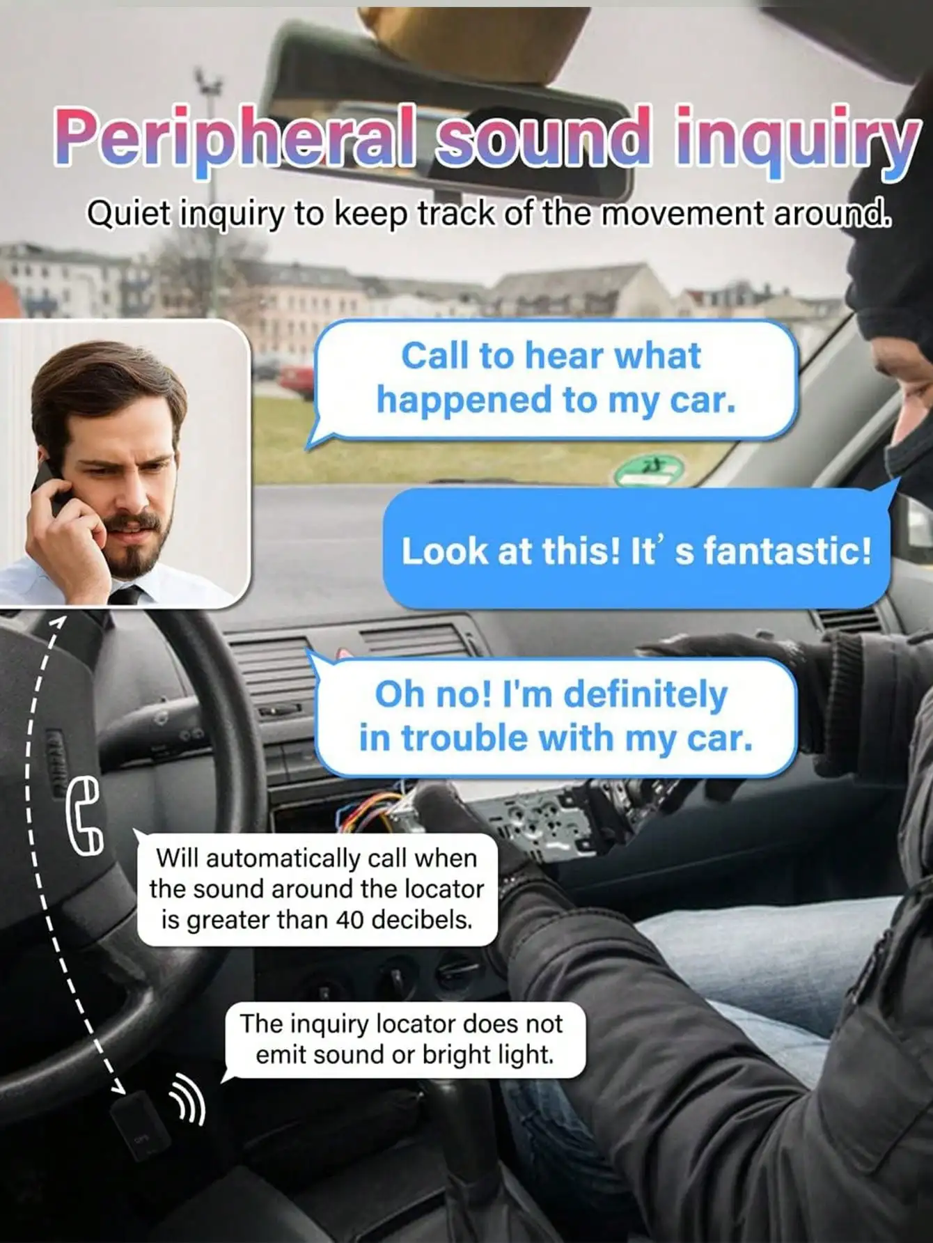 جهاز تعقب GPS مغناطيسي صغير GF-07، محدد موقع في الوقت الحقيقي للسيارة/الأطفال/الحيوانات الأليفة مع التطبيق والسحابة #4