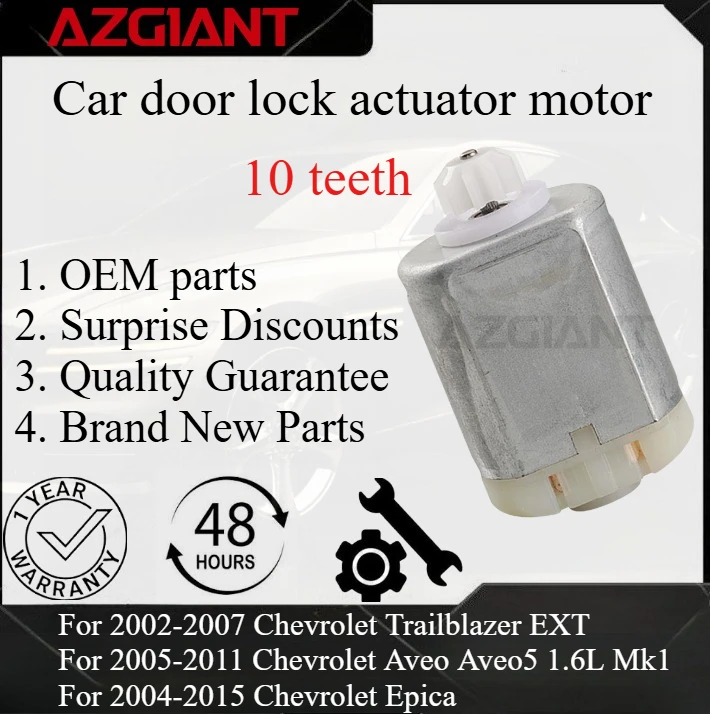 

Azgiant Car door lock actuator motor For Chevrolet Trailblazer EXT 2002-2007/Epica 2004-2015 Brand new high-quality parts OEM