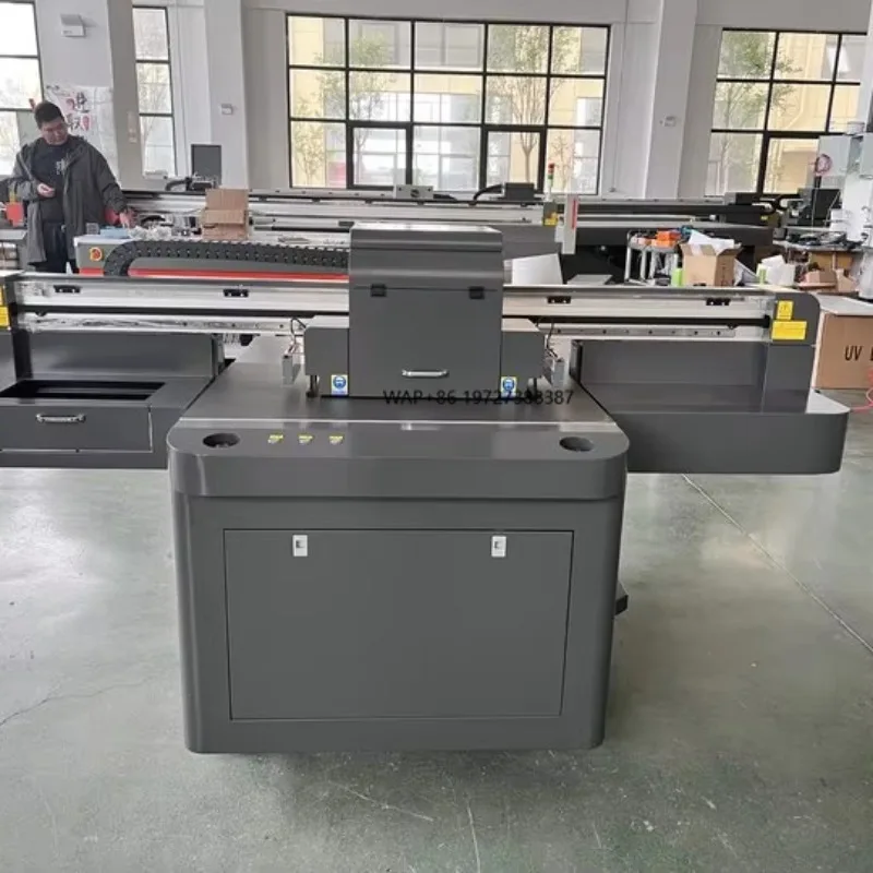 9060 90X60 Auto White Varnish Uv Printer Flat Bed Uv Flatbed Printer Printing Machine