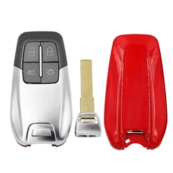 Carcasa de llave de 4 botones CS094004 para Ferrari 458, 588, 488GTB, LaFerrari 2014-2020