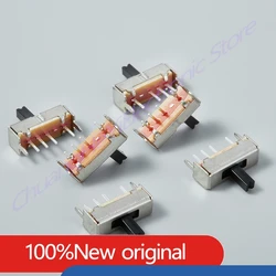 10Pcs SS13D07G4 SS13D07 2MM 3MM 4MM 5MM 6MM 7MM 3 Position SPDT 1P3T 6 Pin PCB Panel Mini Vertical Slide Switch SS13D07VG4