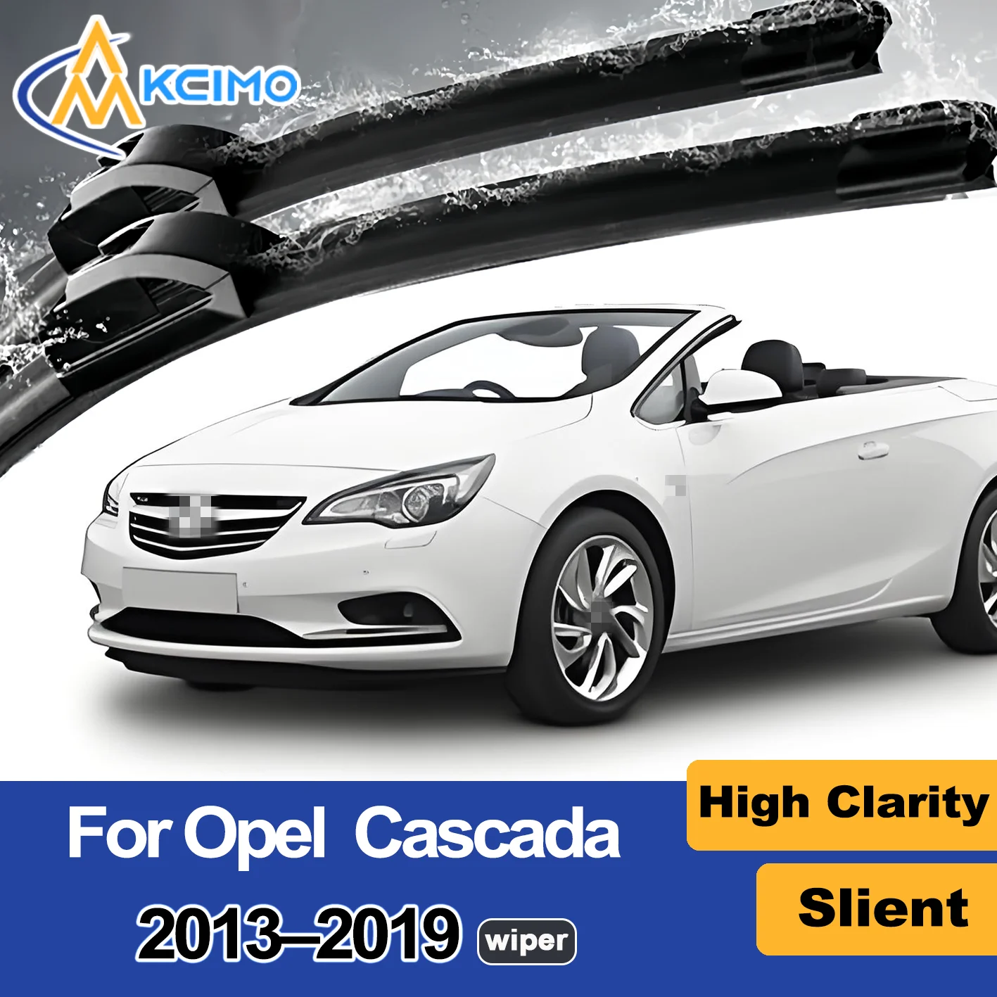 

2PCS New Wiper Blades for Opel Cascada 2013-2019 Buick Cascada (US) Vauxhall Cascada (UK) Holden Cascada (Australasia) Front