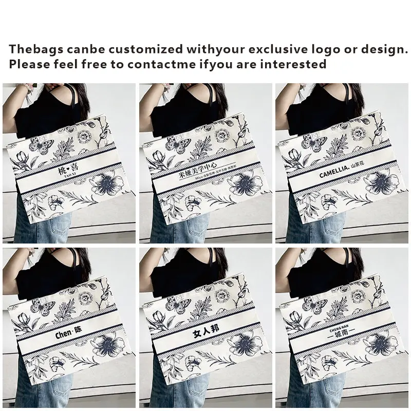 프리미엄 맞춤형 로고 부직포 토트백 - 가정, 비즈니스 및 의류 매장용 재사용 가능한 친환경 쇼핑 선물 가방(1/10개)