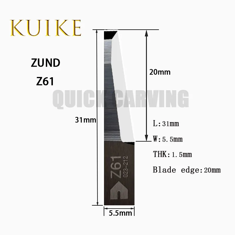 10PCS ZUND Tungsten Vibrating Cutter CNC Carbide Oscillating Blade Cutting Machine Knife ZUND Z60 Z61 Z62 Z63 Z66 Z68 Z69