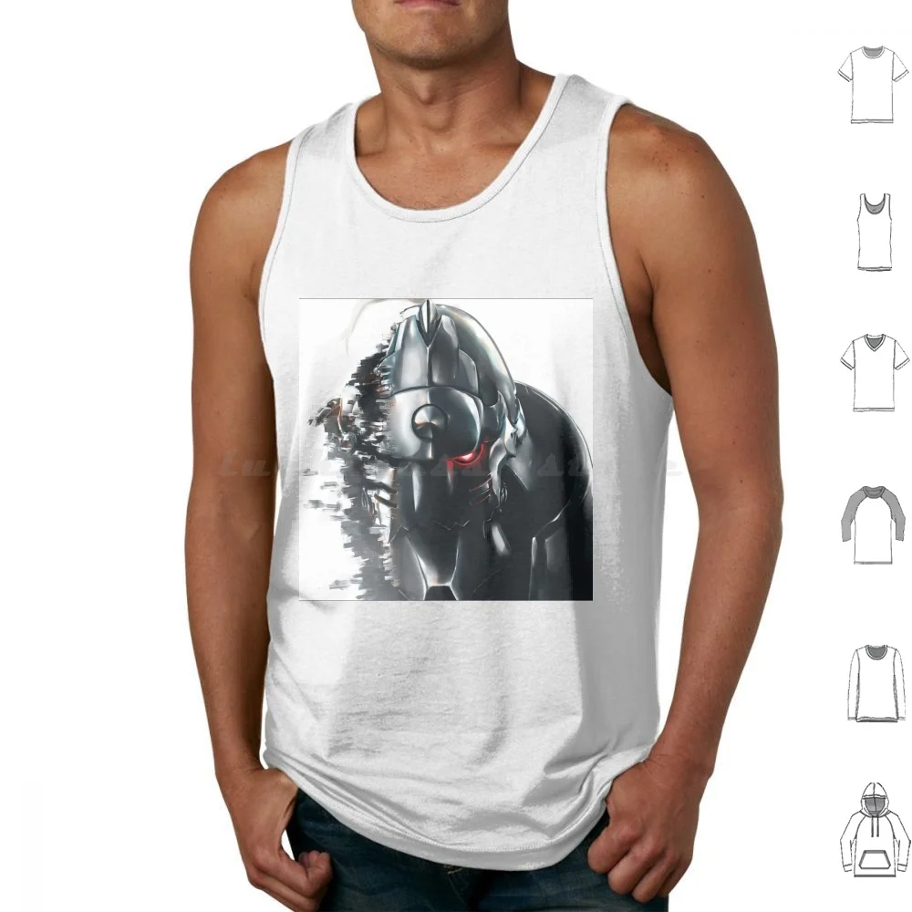 Fullmetal Alchemist Alphonse Elric Tank Tops Print Cotton Full Full Metal Full Metal Alchemist Fullmetal Alchemist