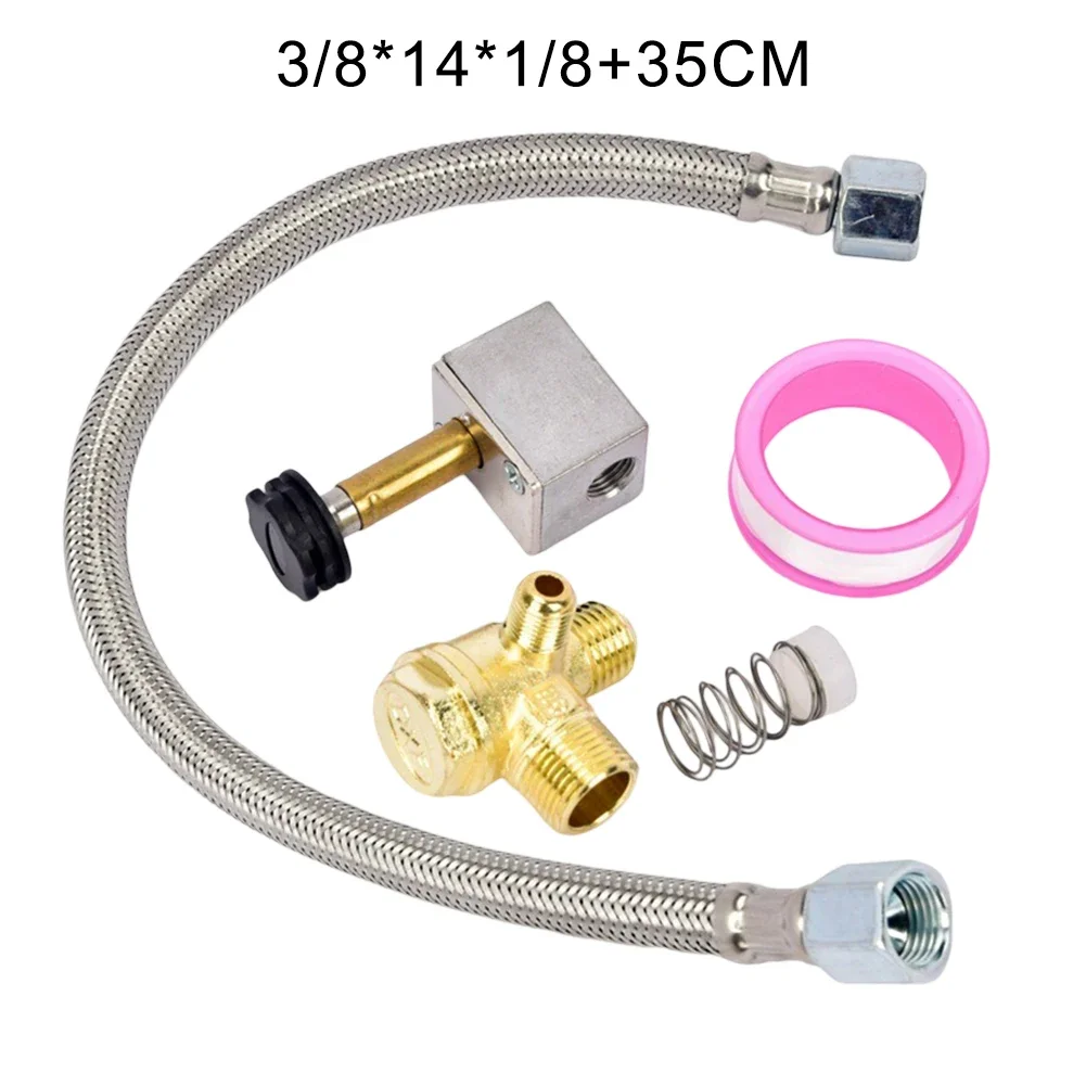 14x1 5mm Thread Check Valve Kit for Air Compressors 5pcs Set Robust Brass Material Efficient Moisture Control Solution