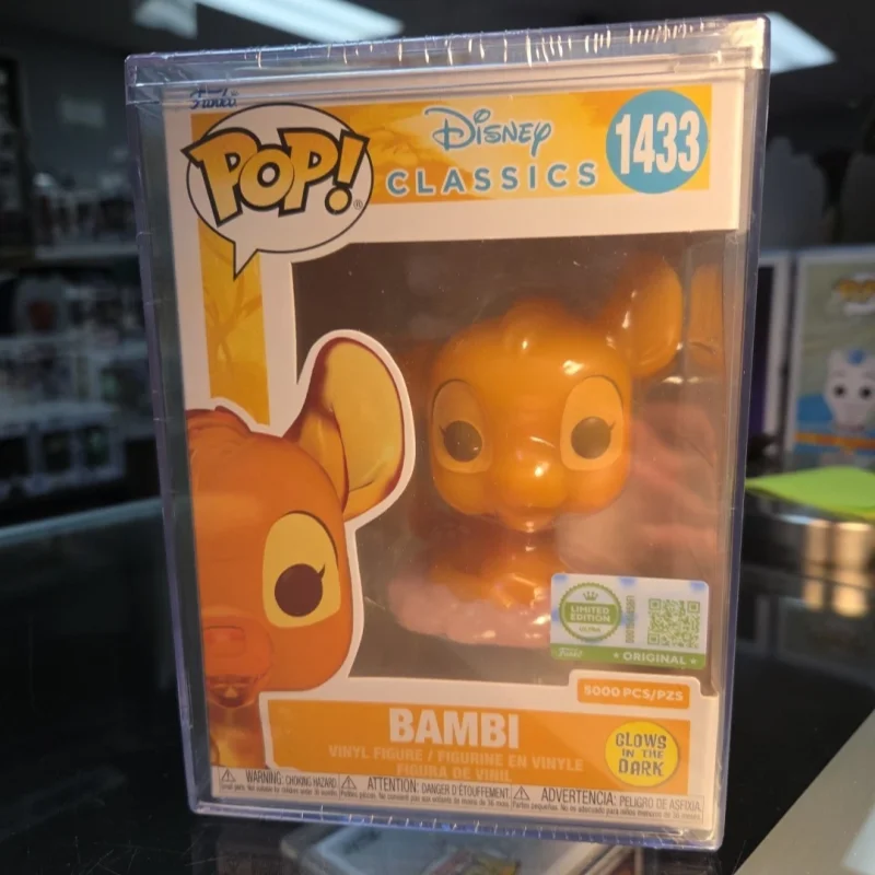 Official Disney Classics Bambi #1433 Action Figure Funko Pop Glow In The Dark 5000Pcs Exclusive Collection Limited Edition Toys - view 5