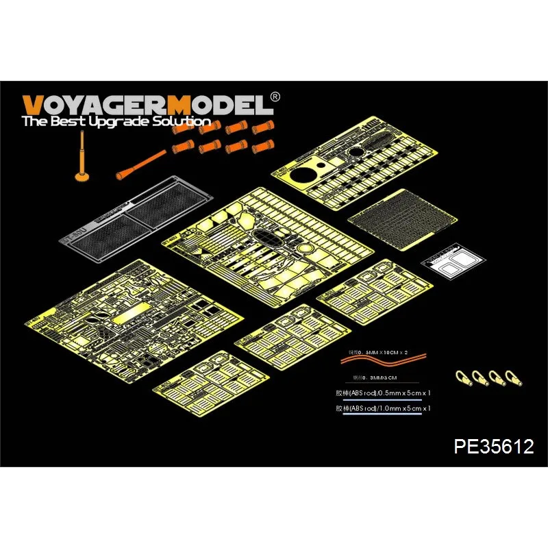 

Voyager Model PE35612 1/35 Scale T-80U Soviet/Russian Main Battle Tank (For X ACT XS35001) )