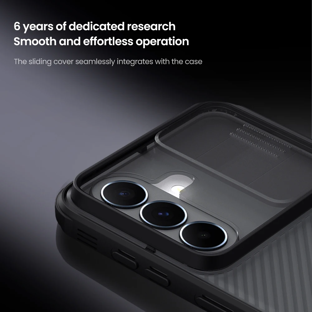 Nillkin For Samsung Galaxy A37 5G Case Ultra-Thin Camera Slide CamShield Pro Hard PC Lens Case Protection Back Cover