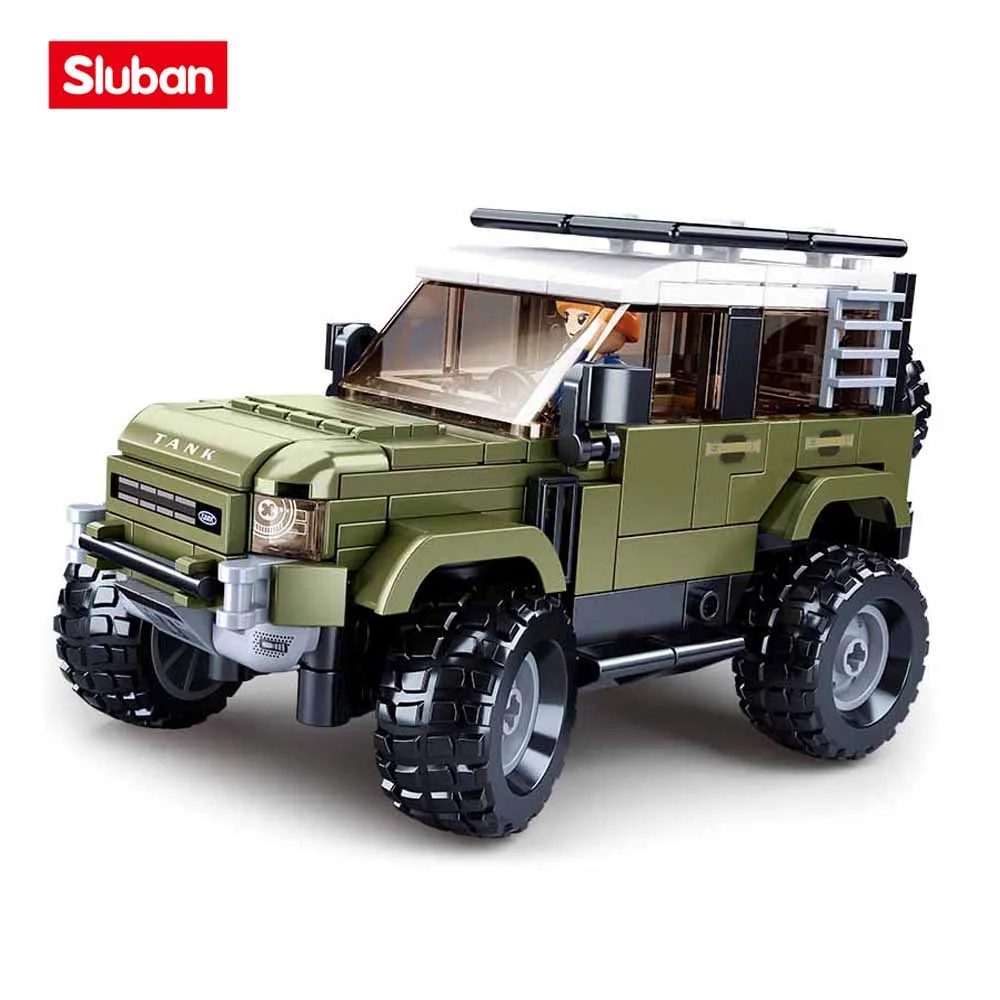 Sluban Building Block Toys Morden Military B1015 New ORV Off-Road Vehicle 317PCS Bricks Compatbile With Leading Brands