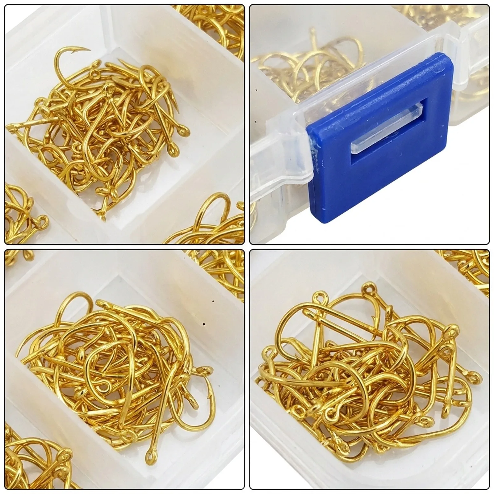 for durable High quality New Practical Fishing Hooks Sharpened With box 500Pcs Barb Carbon steel FishHook Fishing Fishing lover
