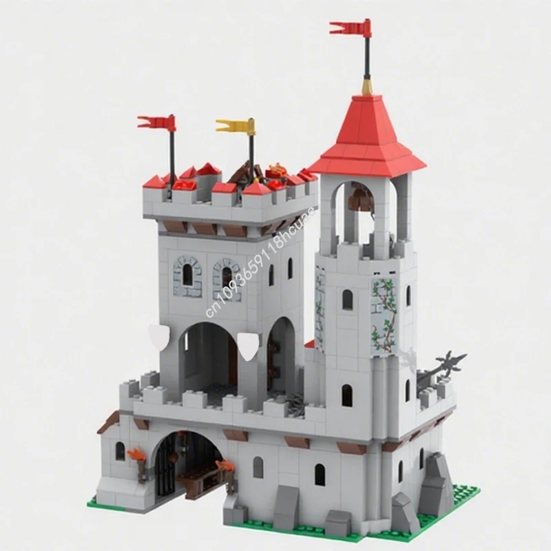 

736 шт. MOC Riverside Outpost модификация MOC79749 замок королевств модель строительные блоки DIY день рождения детские игрушки рождественские подарки