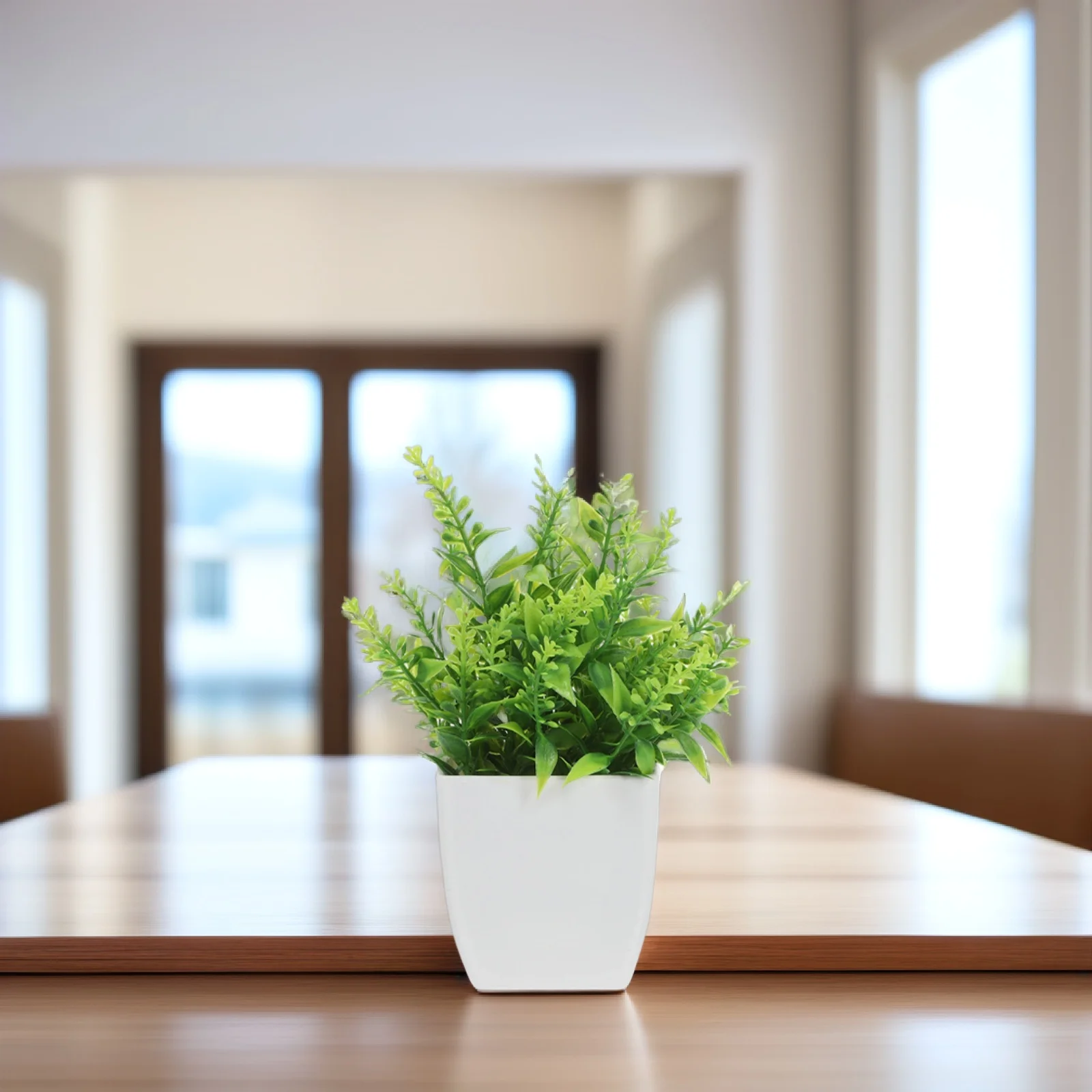 

2Pcs Faux Bonsai Trees Realistic Simulation Potted Plants for Home Office Decor Small Artificial Greenery Indoor Desk Shelf