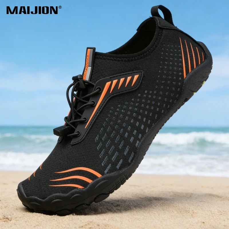 

Unisex Barefoot Aqua Shoes Quick Dry Beach Wading Shoes Men Women Breathable Sea Pool Water Sports Shoes for Surfing Fishing