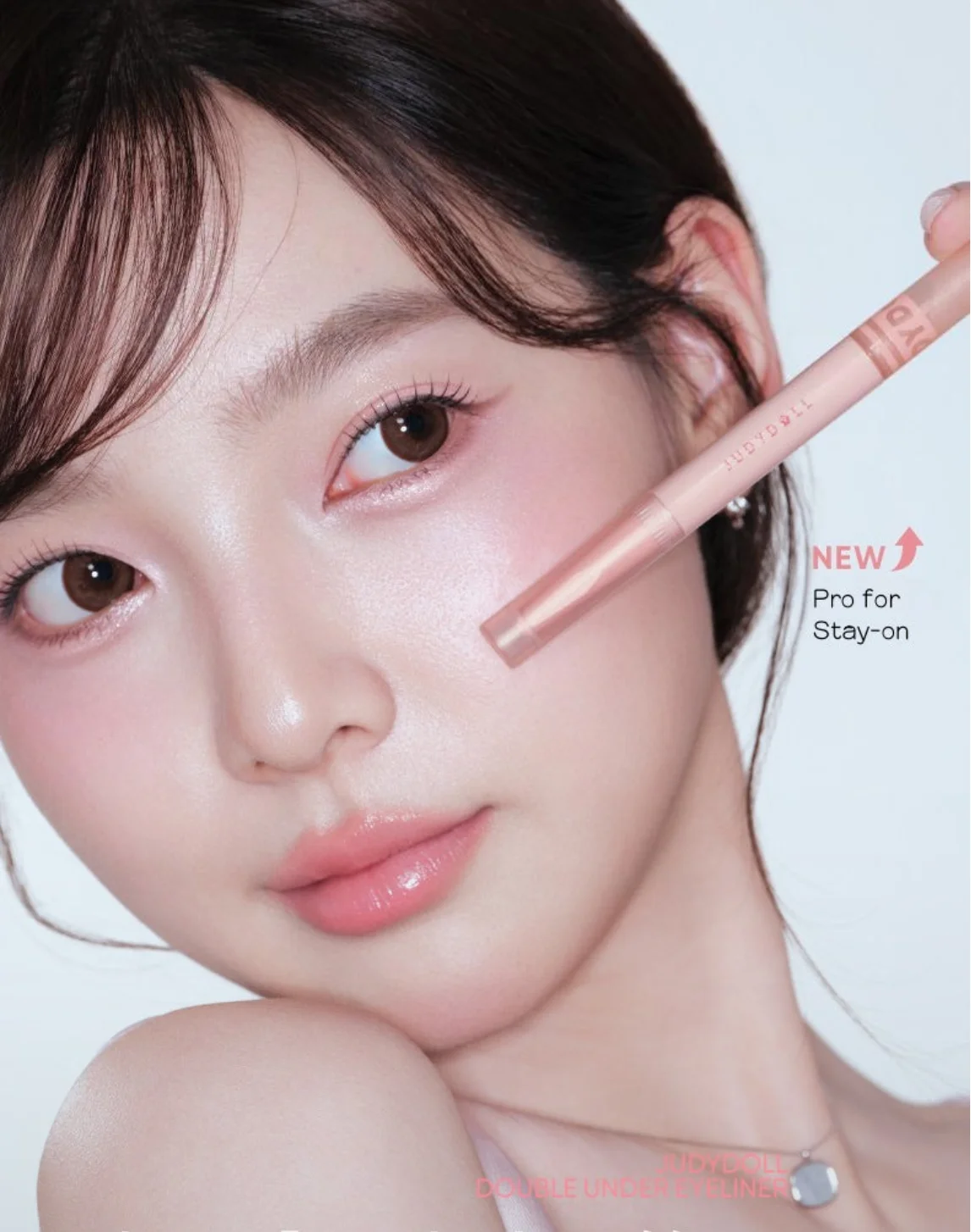 JUDYDOLL デュアルエンド アンダーアイ ペン シャドウ ハイライター マット ネイチャー 100% オリジナル メイクアップ コスメティック