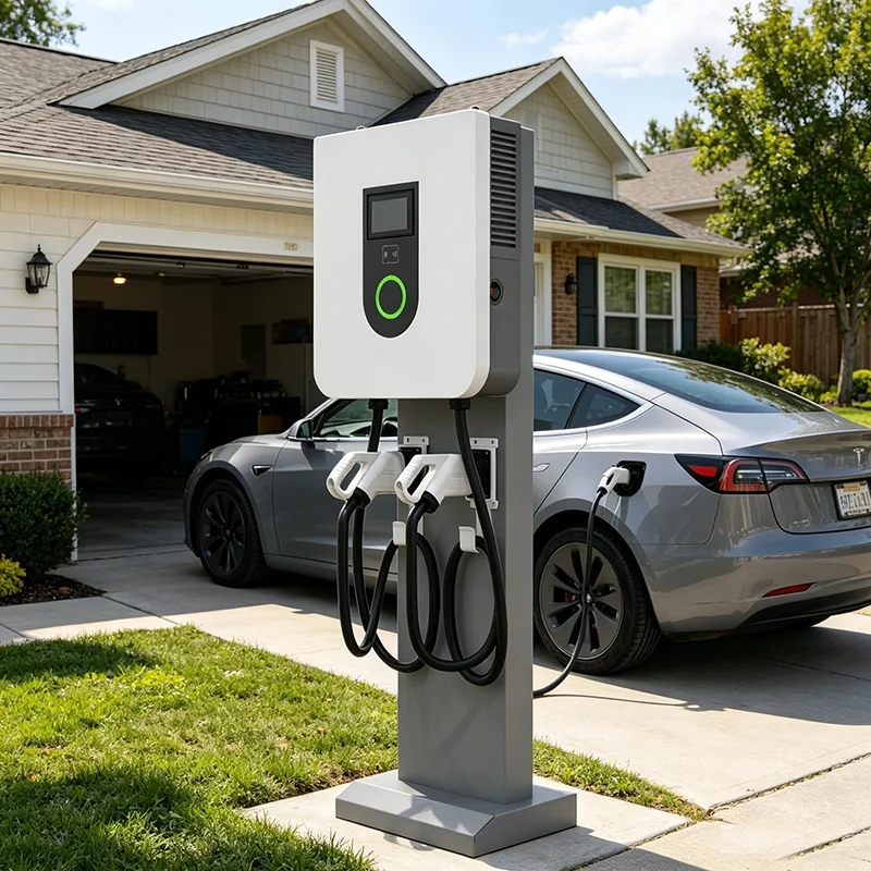 80kW CCS2 OCPP 1.6J Floor DC Fast Charging Station IP55
