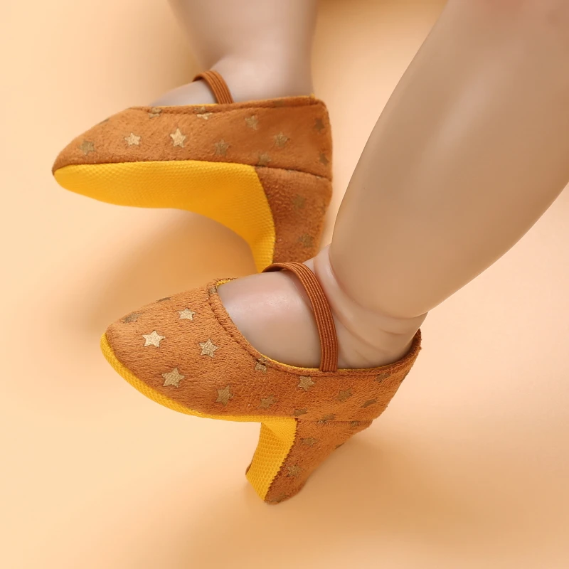 2024 Moda Infantile Neonato Ragazza Tacchi alti Scarpe Principessa Arco Primo compleanno Scarpe da festa Scarpe per foto Puntelli