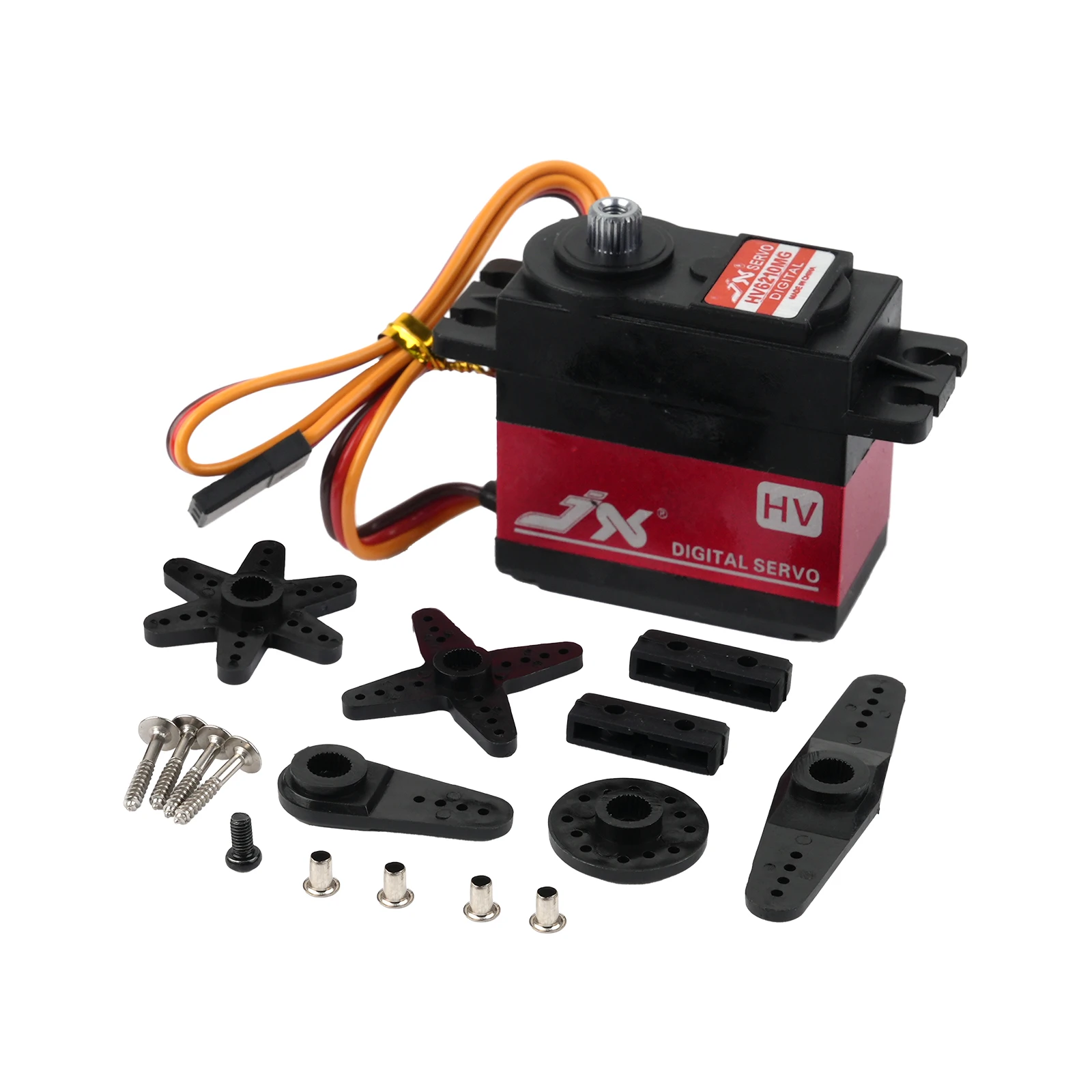 JX Servo PDI-HV6210MG 11kg 7.4V 120 Degree Angle-Controlled Metal Gear Standard RC Servos For 1/8 1/10 RC Car Crawler Vehicle