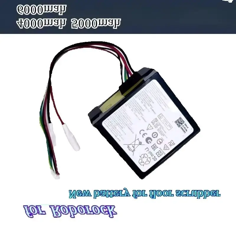6000mAh for Roborock Floor Scrubber New Battery Suitable for A10/A10plus Models Accessories Lithium Battery