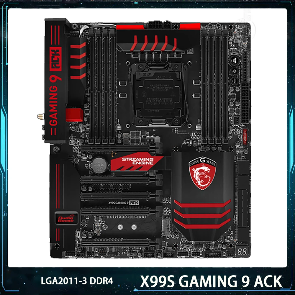 

X99S GAMING 9 ACK для Msi LGA2011-3 DDR4 128G M.2 SATA3 USB3.0 E-ATX настольная материнская плата