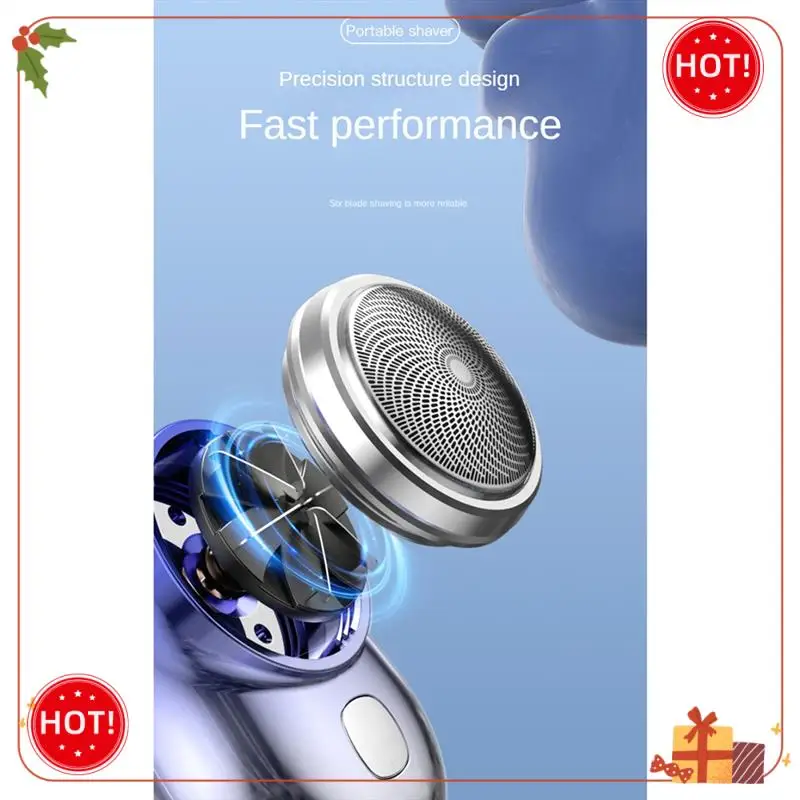Exquisite Workmanshipp-Portable USB Electric Shaver Travel Shaver For Men Pocket Electric Shaver Beard Trimmer Digital Display,