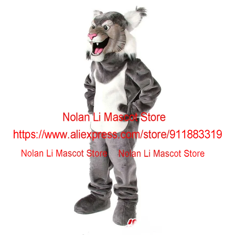 Wolf Mascot Cartoon Costume Set, Role-Playing, Jogo Adulto, Anúncio, Carnaval, Natal, Presente de Halloween, 374, Novo Design