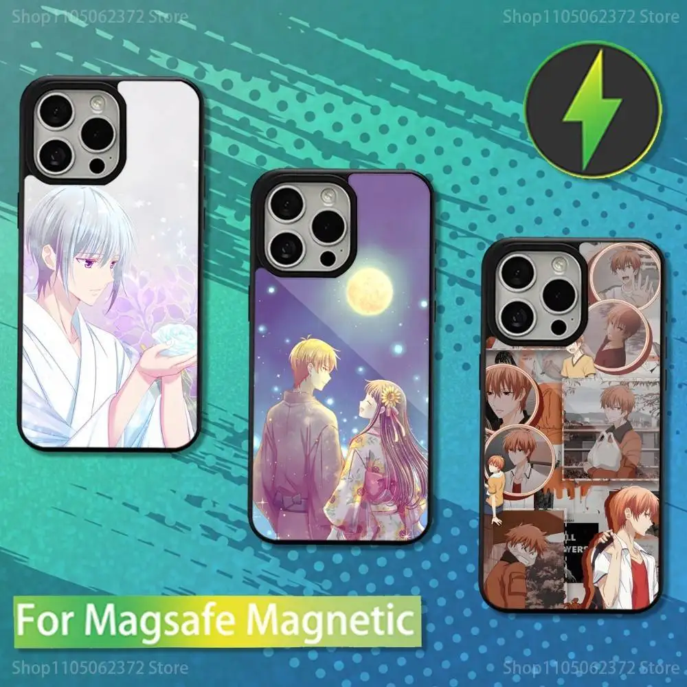 

Anime F-Fruits B-Baskets Phone Case For iPhone 16,15,14,13,12,11,Pro,Max,Plus,Mini,Magsafe,Magnetic Wireless Charging Case