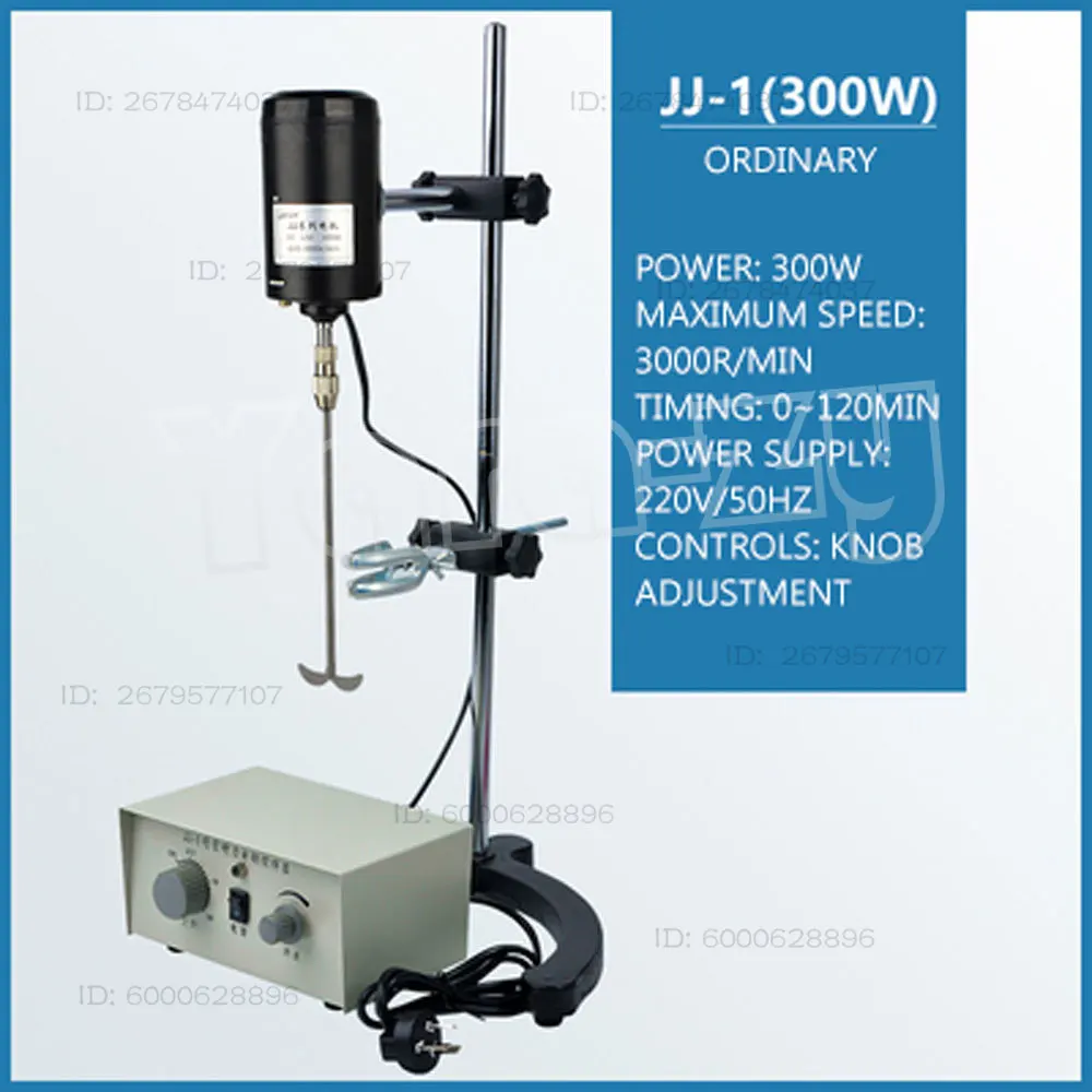 2026 Power-increasing Electric Stirrer Machine JJ-1 300W Digital Display Constant Speed Laboratory Timing Stirrer Tool 220V