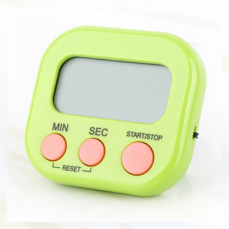 Timing Cook Friendly Alarm Clock Counter with Stand Digital Kitchen Timer for 99 Minutes Cooking Countdown with Magnetic Tool