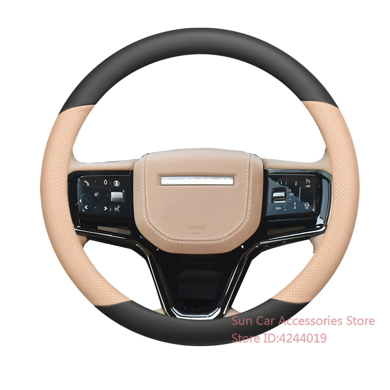 For Land Rover Discovery Sport 4 5 Freelander 2  Defender Steering Wheel Cover Handlebar Cover Car Decoration Accessories