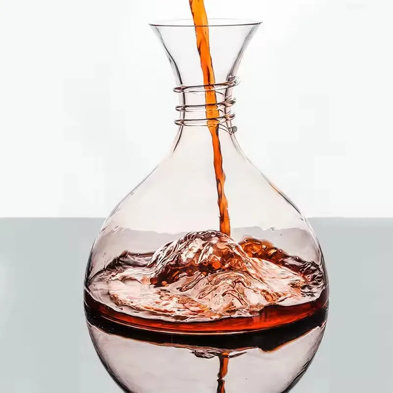 Quick Wine Decanter High-end Household Wine Fast Divider Creative Crystal Glass Iceberg Wine Dispenser Bar Tools