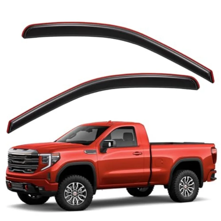 

Сверхпрочные вставные дефлекторы окон для Chevrolet Silverado 2019-2025 и GMC Sierra 1500 2020-2025