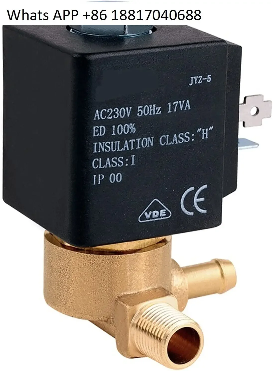 

Электромагнитный клапан Jiayin JYZ-5, аксессуары для электромагнитных клапанов для чистки и глажки, двухходовой, нормально закрытый, пара