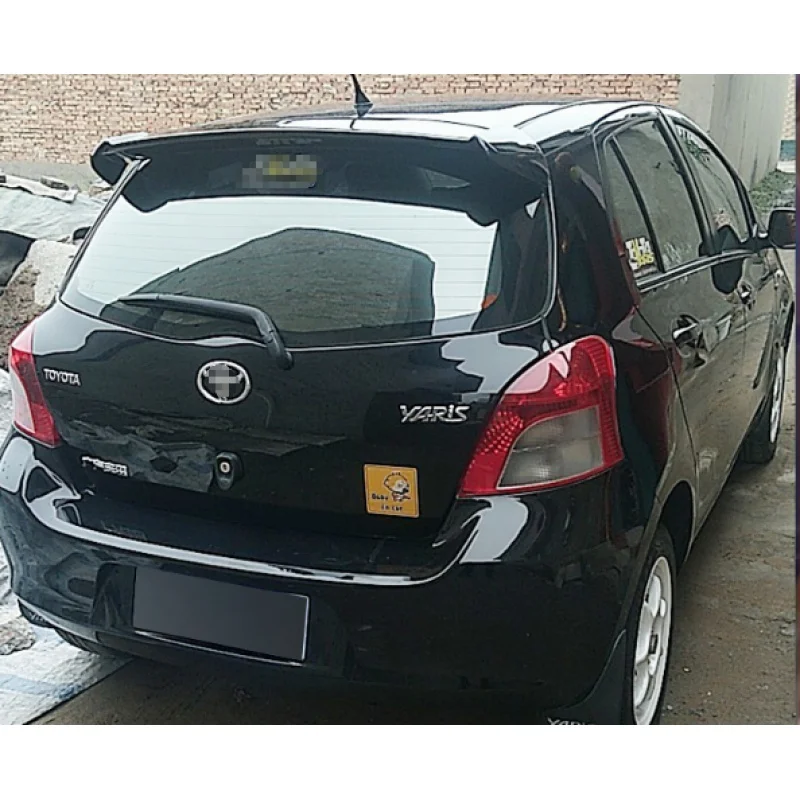 For Toyota Yaris Spoiler 2008 2009 2010 2011 Yaris RS Sport Spoiler ABS Material Car Rear Wing Primer Color Trunk Rear Spoiler