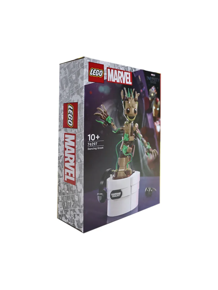 LEGO 76297 Marvel Series Dancing Groot Building Blocks Children\'s Toy Gift