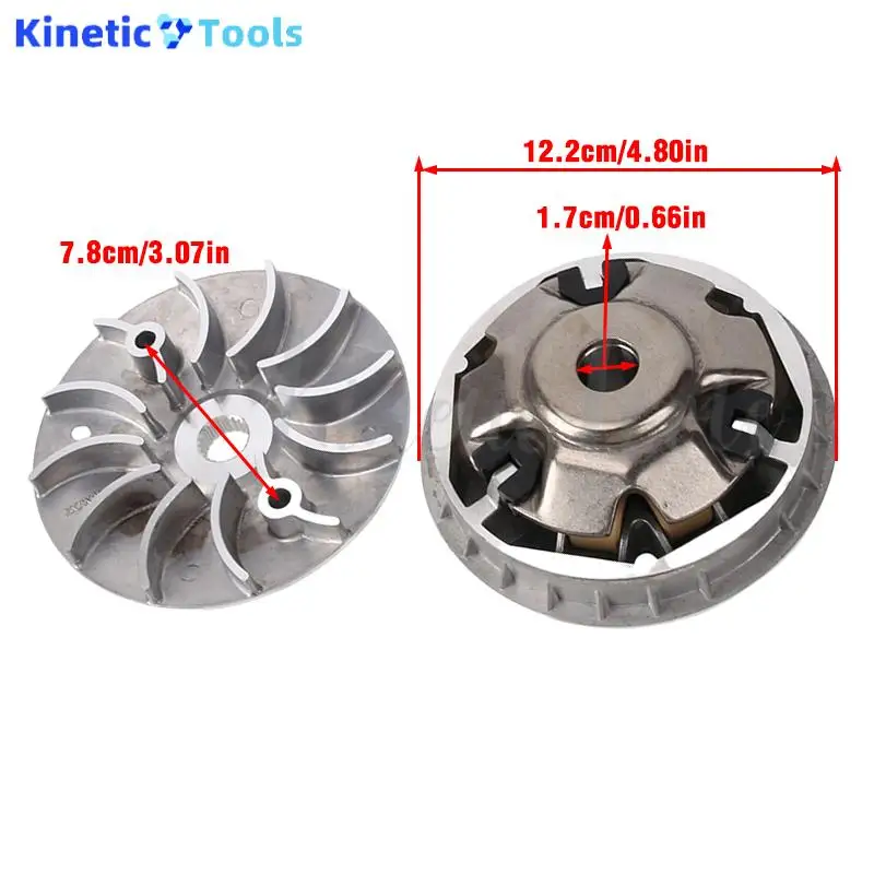 ملحقات دراجة الشاطئ الجديدة Go Kart ملحقات المحرك GY6-230cc عجلة نشطة وقابض عجلة مدفوعة