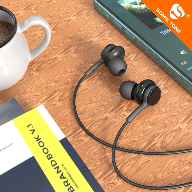 

SOMIC TONE 3.5mm Jack USB Lightning Wired Earphone With Microphone Earbuds In Ear Headphones For iPhone Samsung Xiaomi Huawei