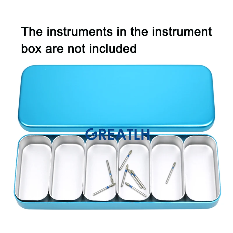 1pcs Dental Lab Supplies Box Dental Burs H /K Files Holder Block Case Disinfection Endo Box Dental Tool