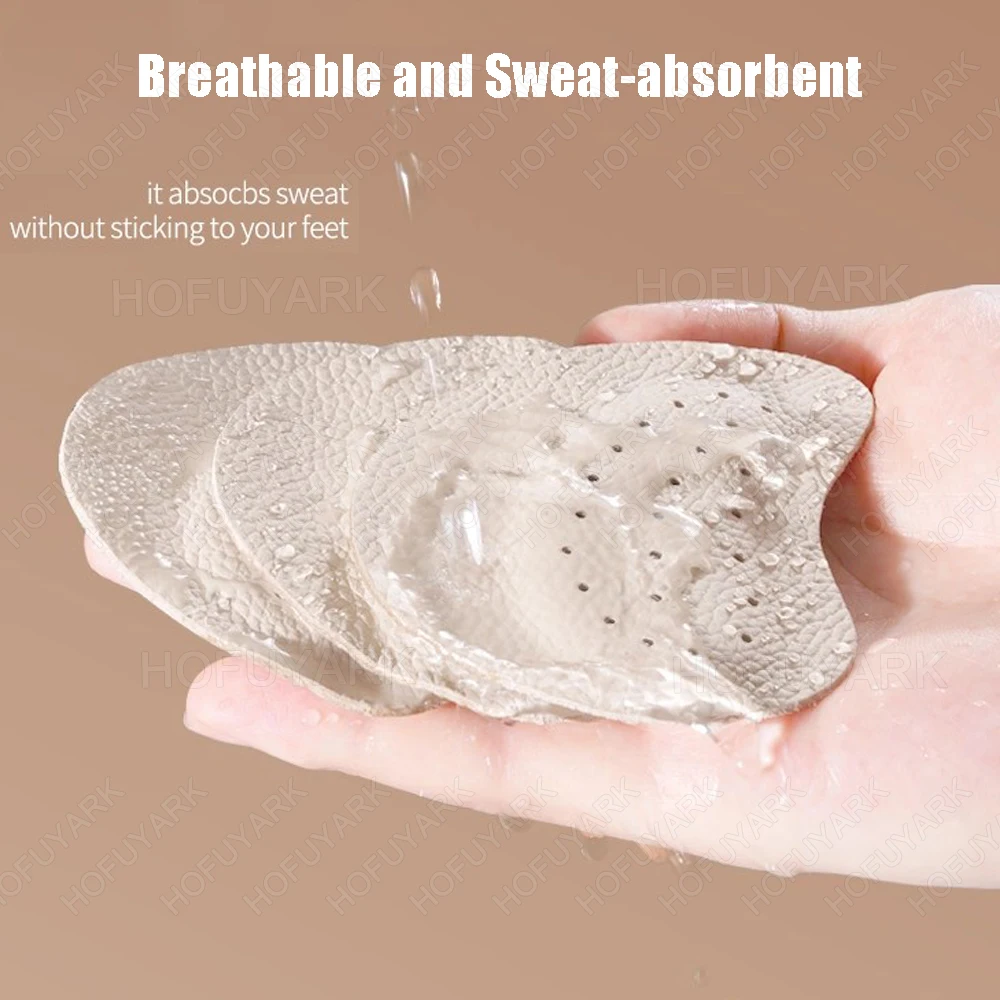 แผ่นรองกันลื่น 4 ชิ้น สำหรับรองเท้าส้นสูงผู้หญิง รองเท้าแตะ สติ๊กเกอร์กันลื่น แผ่นรองหน้าเท้า รองเท้าแตะผู้ชาย บรรเทาอาการปวด แผ่นรองนิ้วเท้า