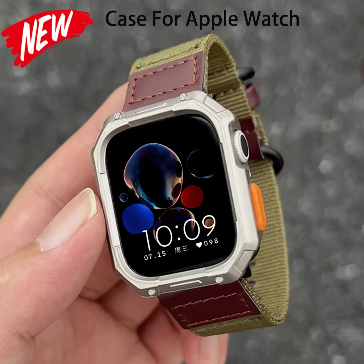 Weiche Schutzhülle für Apple Watch 40 41 44 45 Ultra 3/2 49mm S11 10 46/42mm Hohlkammer-Stoßfänger für iWatch S9 8 7 6 SE3 TPU-Schale