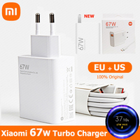 Xiaomi 67W Charger Original Fast Charging Cargador USB Cable EU/US Wall Adapter Mi 14 13 12 Redmi Note 13 12 Pro Turbo Poco F5